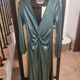 Ruched stretch-lame midi dress - Endless - UAE Rental and Resale for Women's Fashion