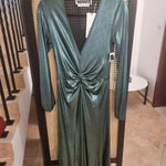 Ruched stretch-lamé midi dress - Endless - UAE Rental and Resale for Women's Fashion