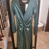 Ruched stretch-lamé midi dress - Endless - UAE Rental and Resale for Women's Fashion