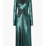 Ruched stretch-lame midi dress - Endless - UAE Rental and Resale for Women's Fashion
