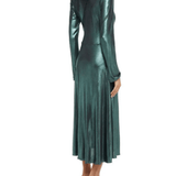 Ruched stretch-lamé midi dress - Endless - UAE Rental and Resale for Women's Fashion