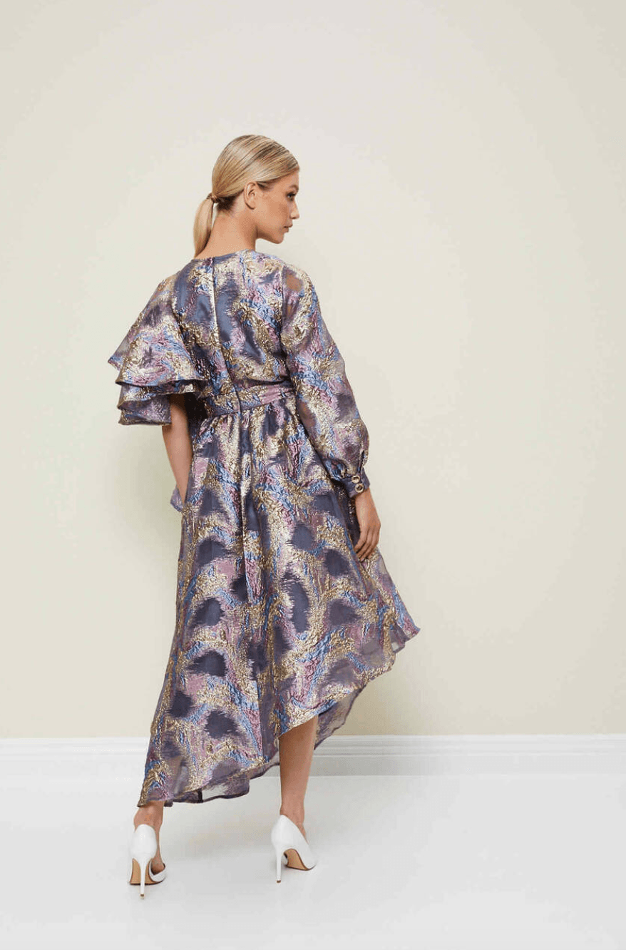 Ruffle Asymmetrical Dress - Endless - UAE Rental and Resale for Women's Fashion