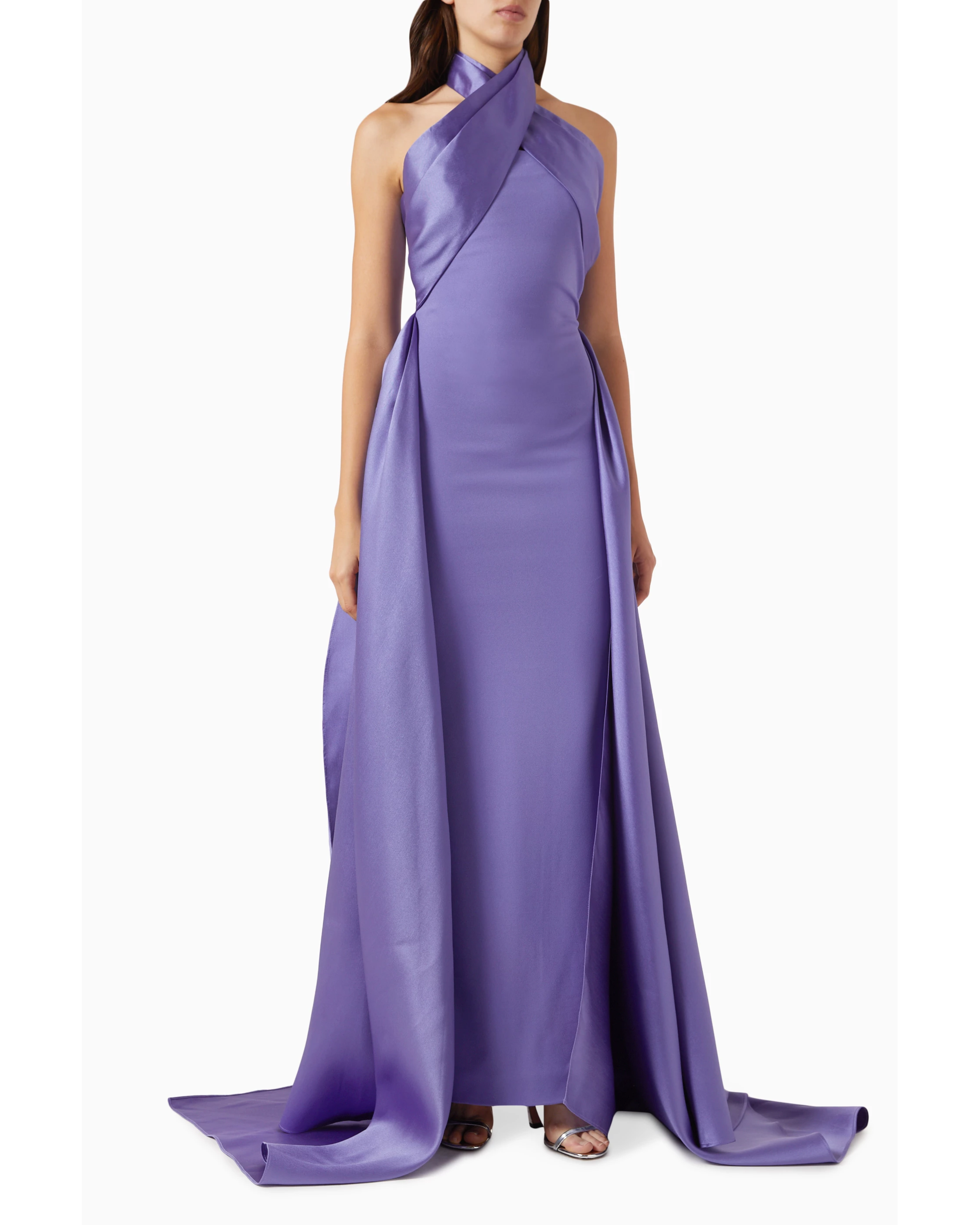 Rumi Halterneck Maxi Dress - Endless - UAE Rental and Resale for Women's Fashion