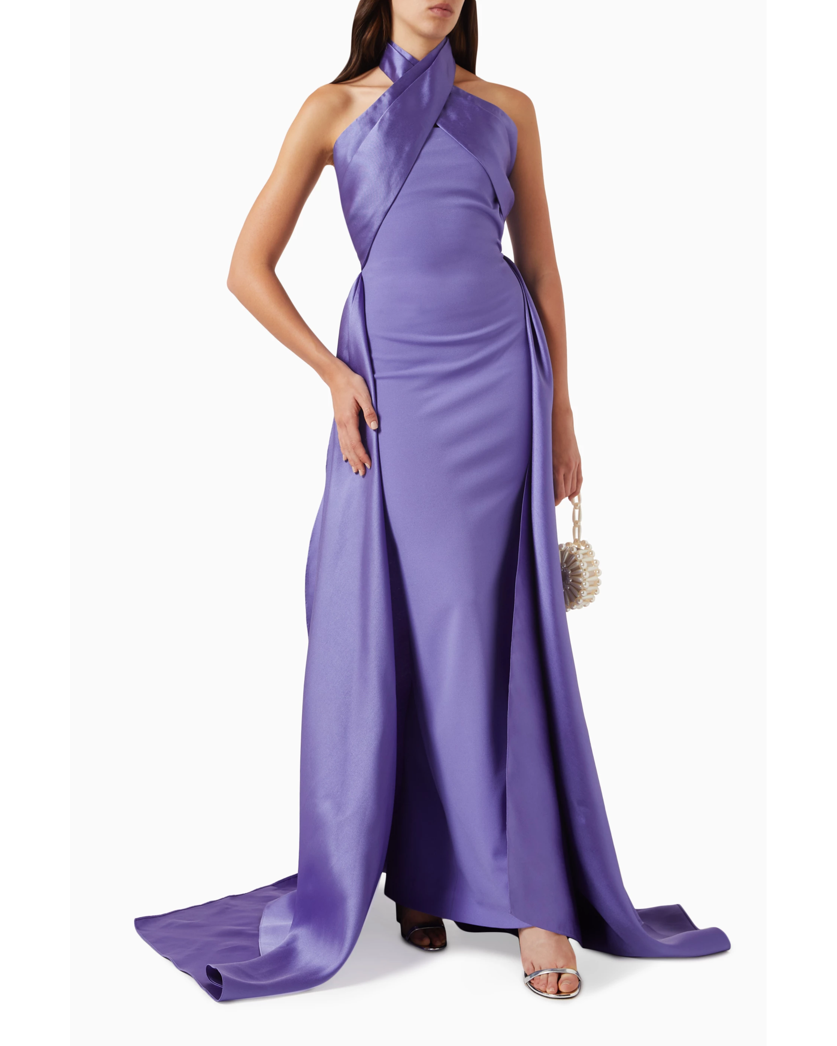 Rumi Halterneck Maxi Dress - Endless - UAE Rental and Resale for Women's Fashion