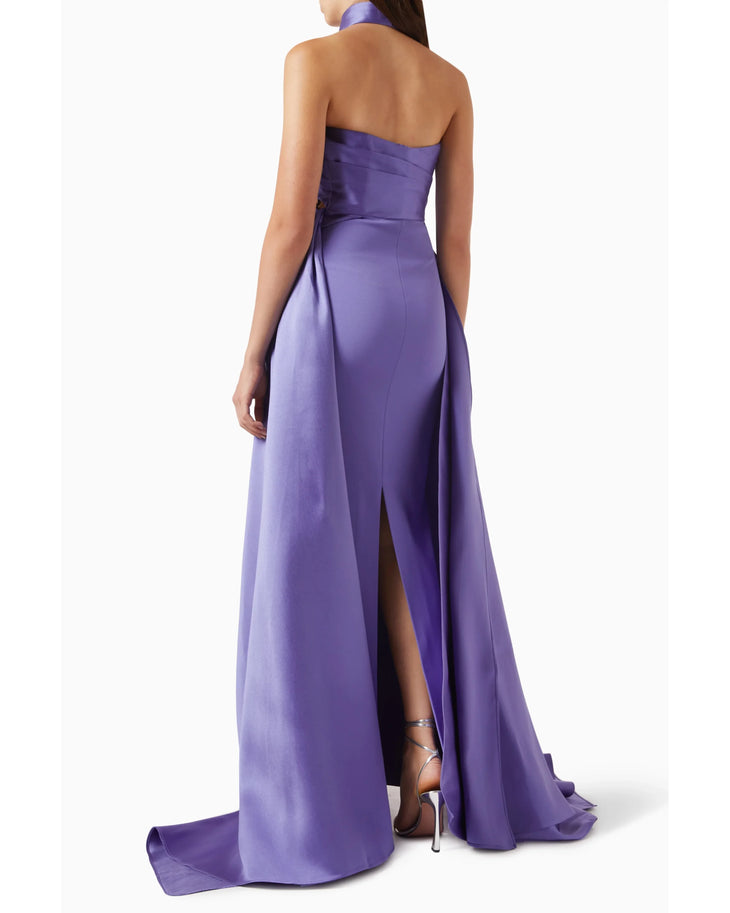Rumi Halterneck Maxi Dress - Endless - UAE Rental and Resale for Women's Fashion