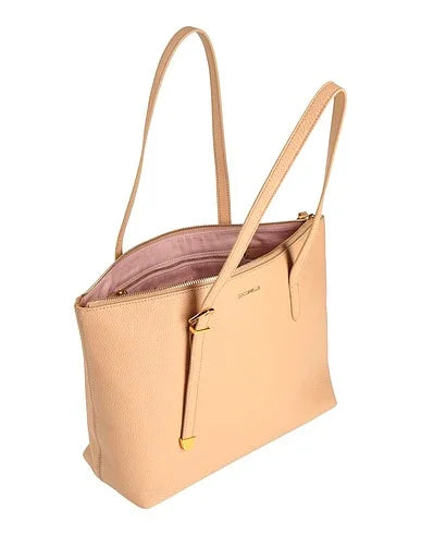 Gleen Medium beige leather tote bag with handles — Coccinelle | Endless UAE