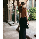 Sabine Backless Maxi Dress - Endless - UAE Rental and Resale for Women's Fashion