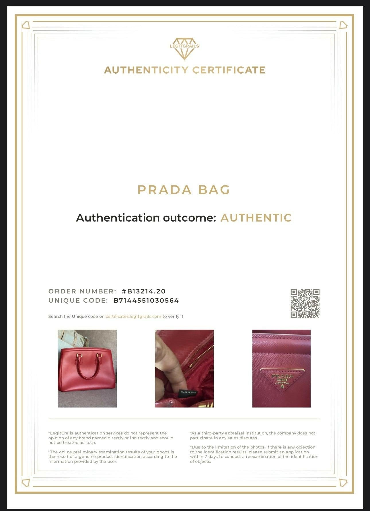 Saffiano Lux Leather Parabole - Endless - UAE Rental and Resale for Women's Fashion