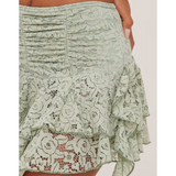 Sage Green Lace Co-ord Set - Endless - UAE Rental and Resale for Women's Fashion