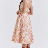 Saira Floral Midi Sundress