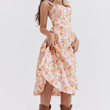 Saira Floral Midi Sundress