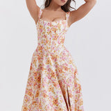 Saira Floral Midi Sundress
