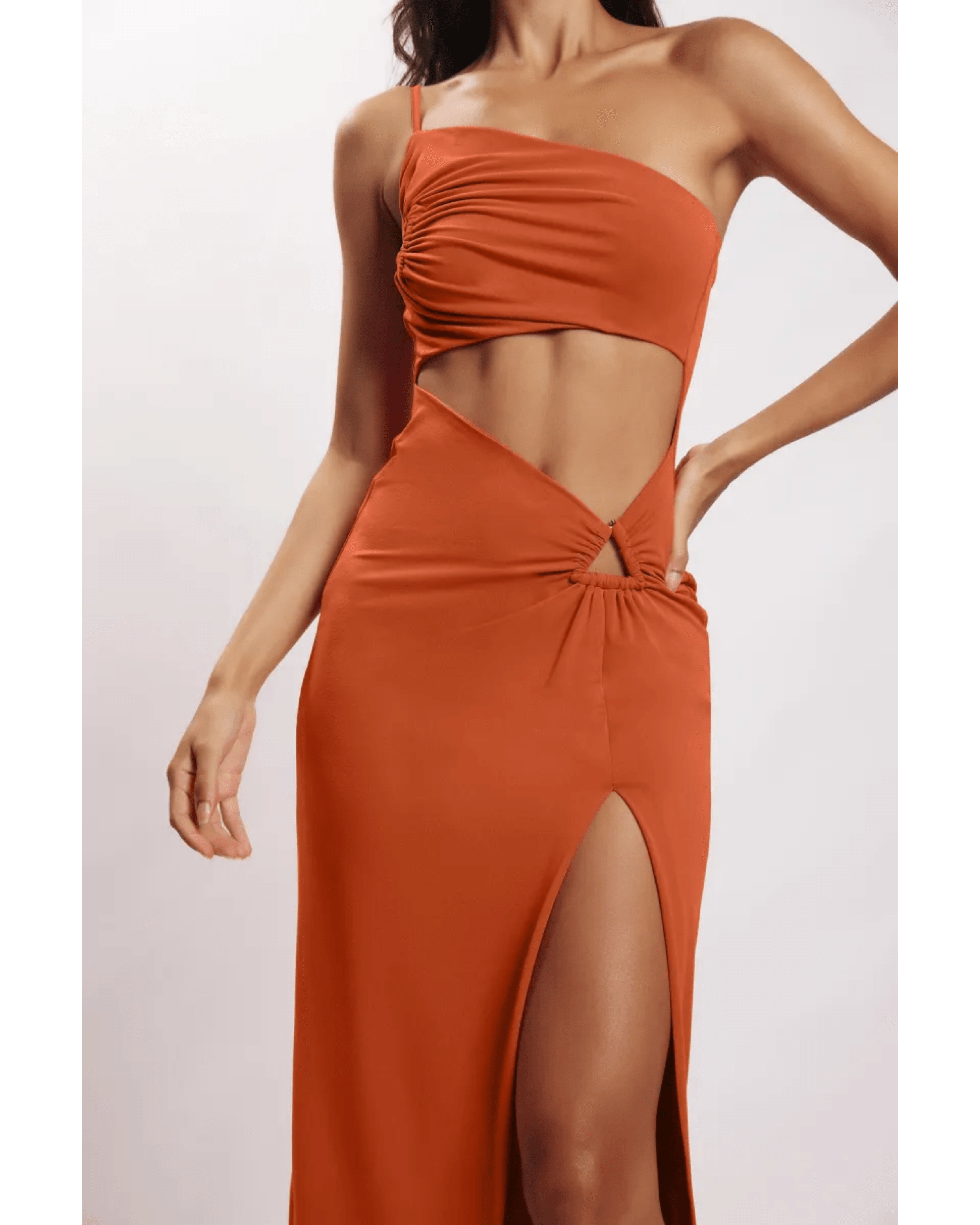 Sami Cut Out Midi Dress - Endless - UAE Rental and Resale for Women's Fashion