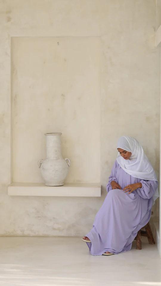 Santorini Abaya Dress Lila - Endless - UAE Rental and Resale for Women's Fashion