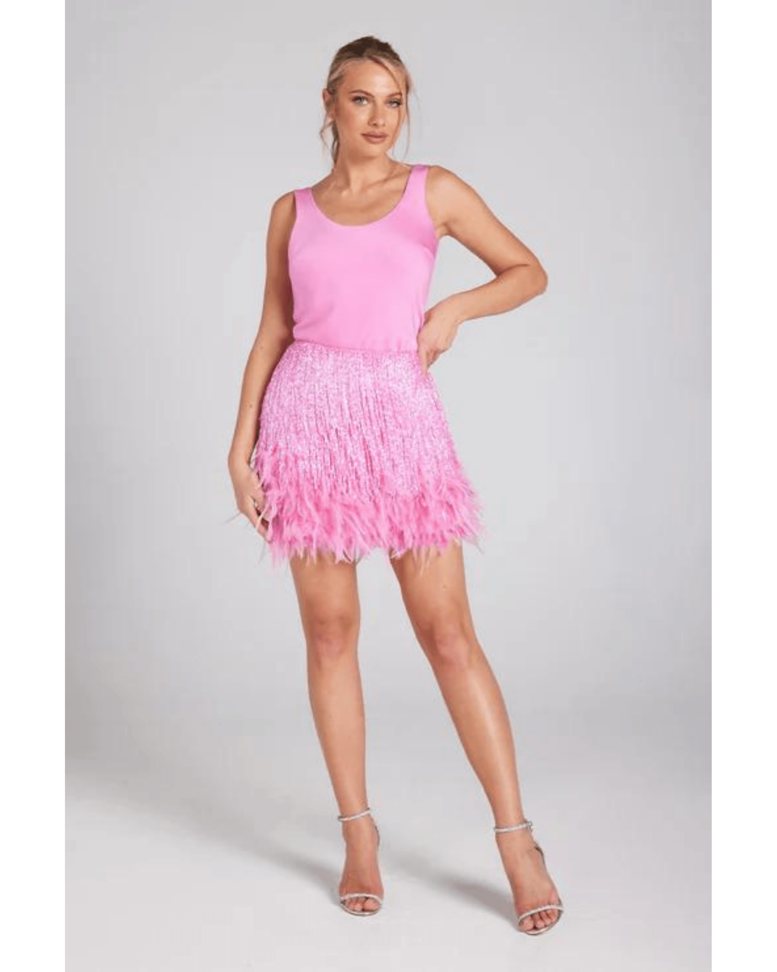 Sara Pink Skirt - Endless - UAE Rental and Resale for Women's Fashion