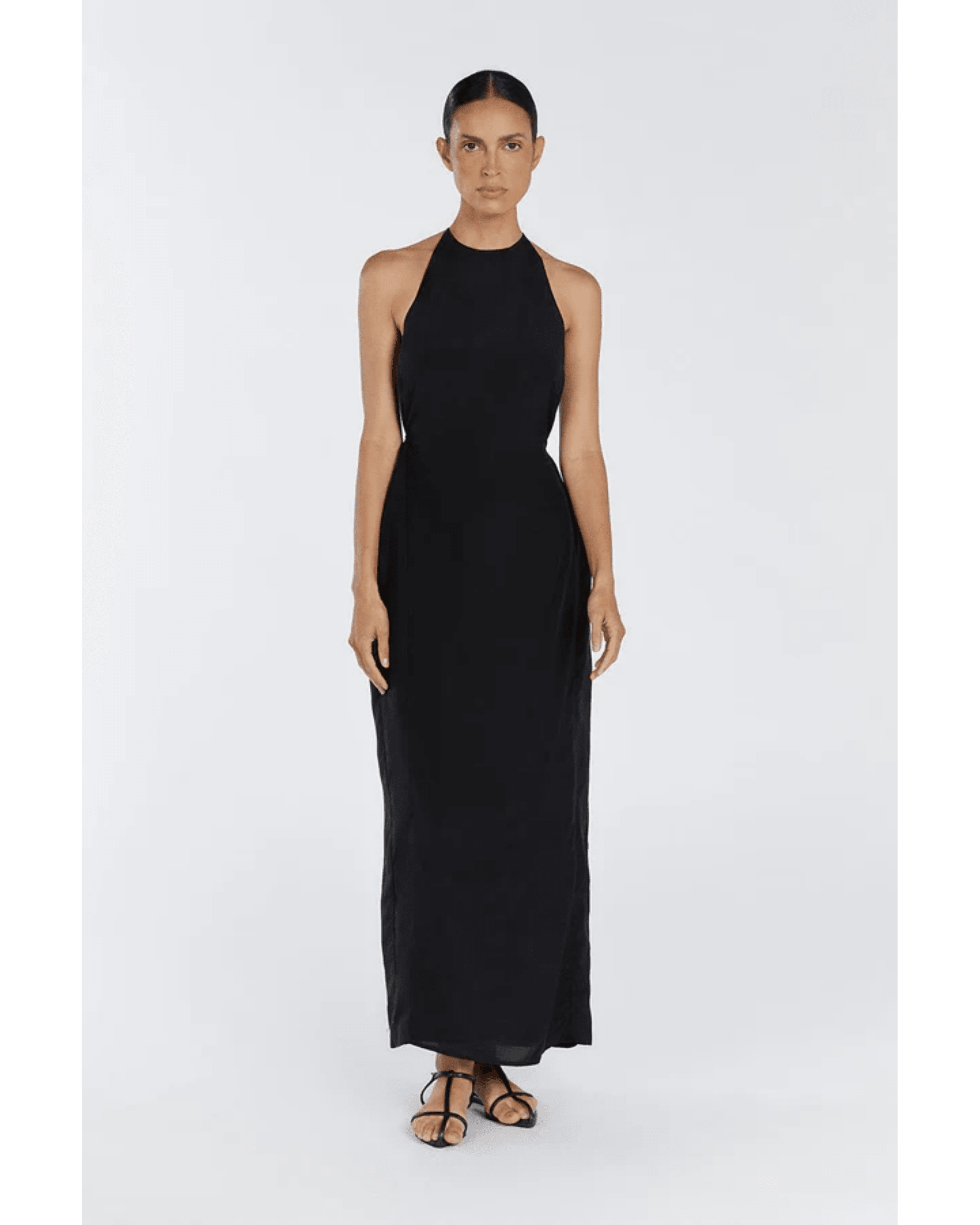 Sarah Black Halter Dress - Endless - UAE Rental and Resale for Women's Fashion