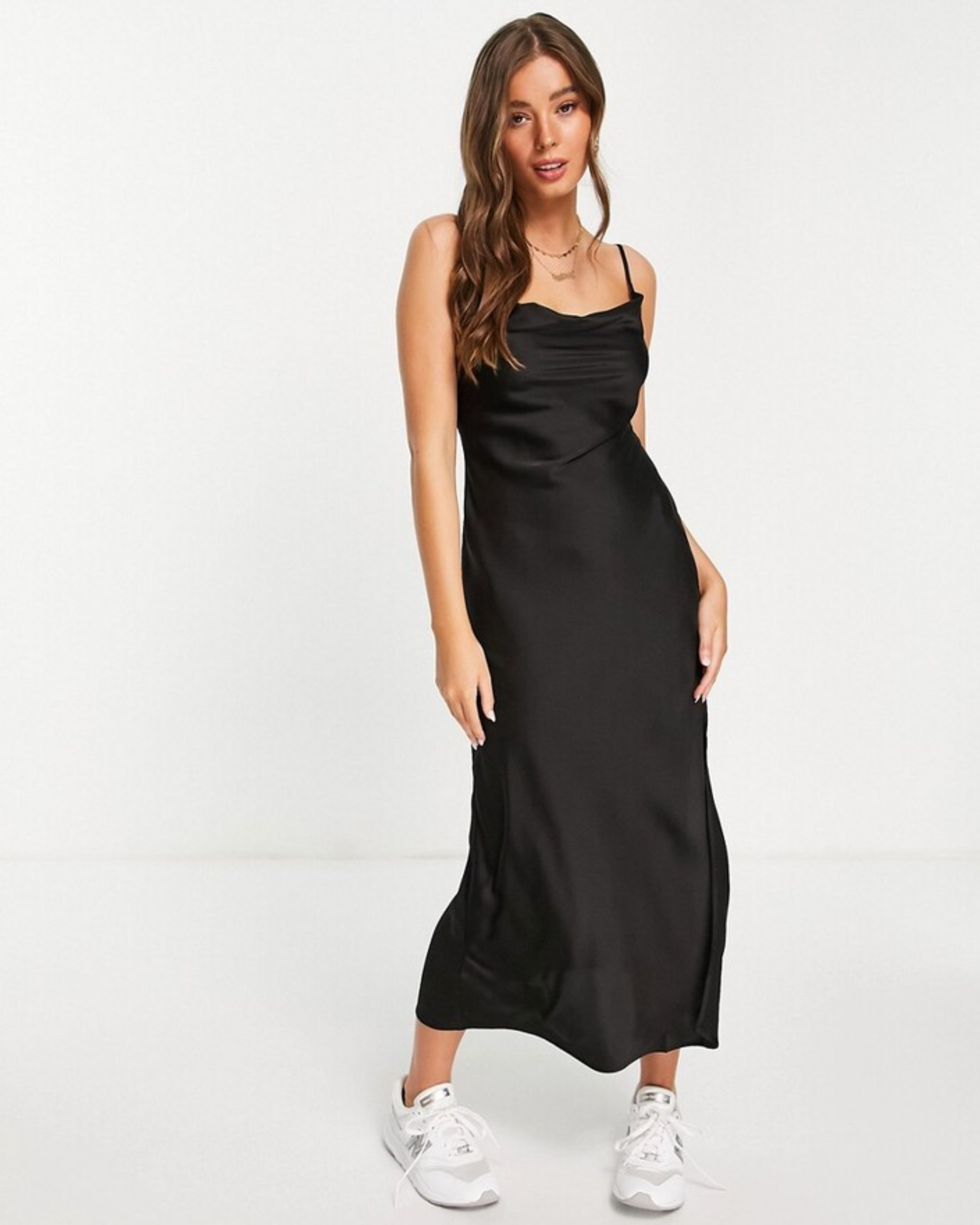 Satin Slip Midi Dress - Endless - UAE Rental and Resale for Women's Fashion