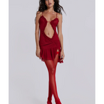 Scarlett Red Mini Fatale Dress - Endless - UAE Rental and Resale for Women's Fashion