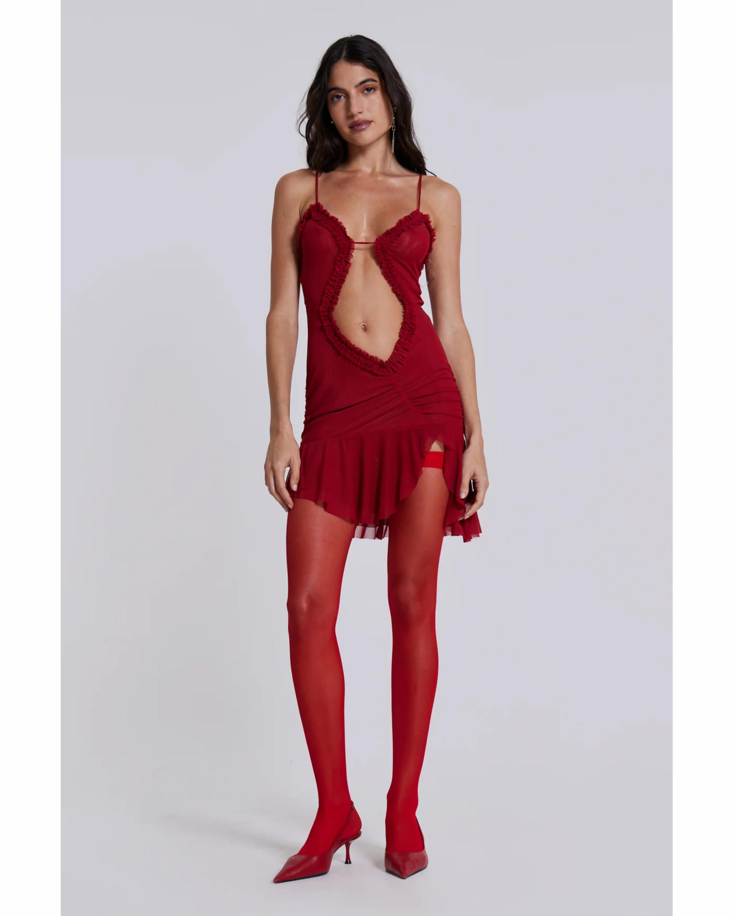 Scarlett Red Mini Fatale Dress - Endless - UAE Rental and Resale for Women's Fashion
