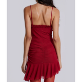 Scarlett Red Mini Fatale Dress - Endless - UAE Rental and Resale for Women's Fashion