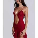 Scarlett Red Mini Fatale Dress - Endless - UAE Rental and Resale for Women's Fashion