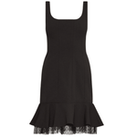 Scoop Neck Fluted Dress - Endless - UAE Rental and Resale for Women's Fashion