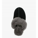 Scuffette Black Grey Suede Shearling Slippers - Endless - UAE Rental and Resale for Women's Fashion
