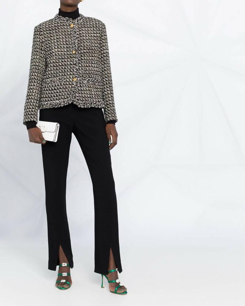 Sequin Embellished Tweed Jacket - Endless