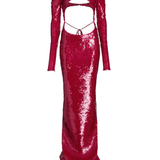 Sequin-Embroidered Cut-Out Gown - Endless - UAE Rental and Resale for Women's Fashion