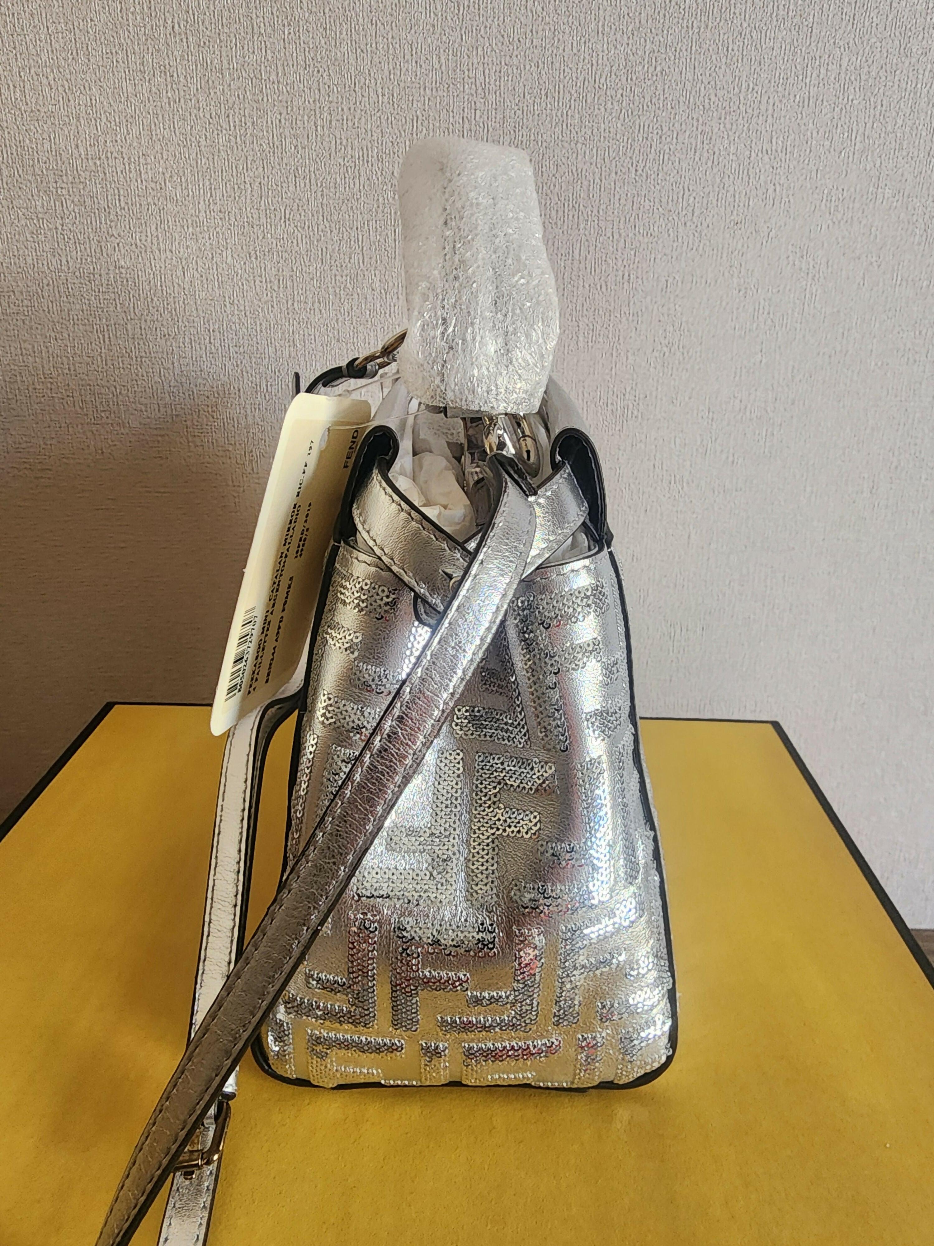 Sequined Zucca Peekaboo Mini Handbag - Endless - UAE Rental and Resale for Women's Fashion