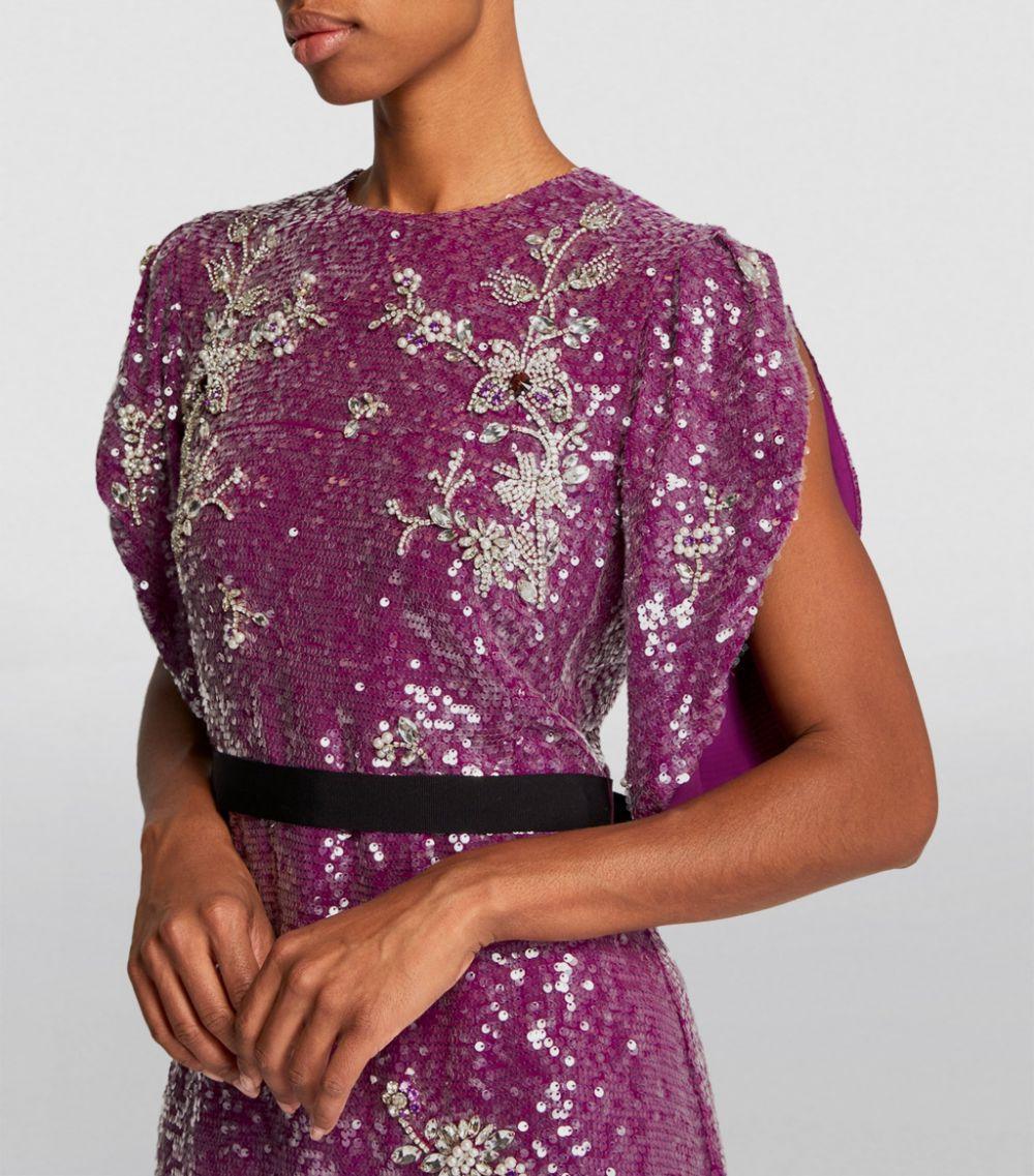 Sequinned Asteria Gown - Endless - UAE Rental and Resale for Women's Fashion