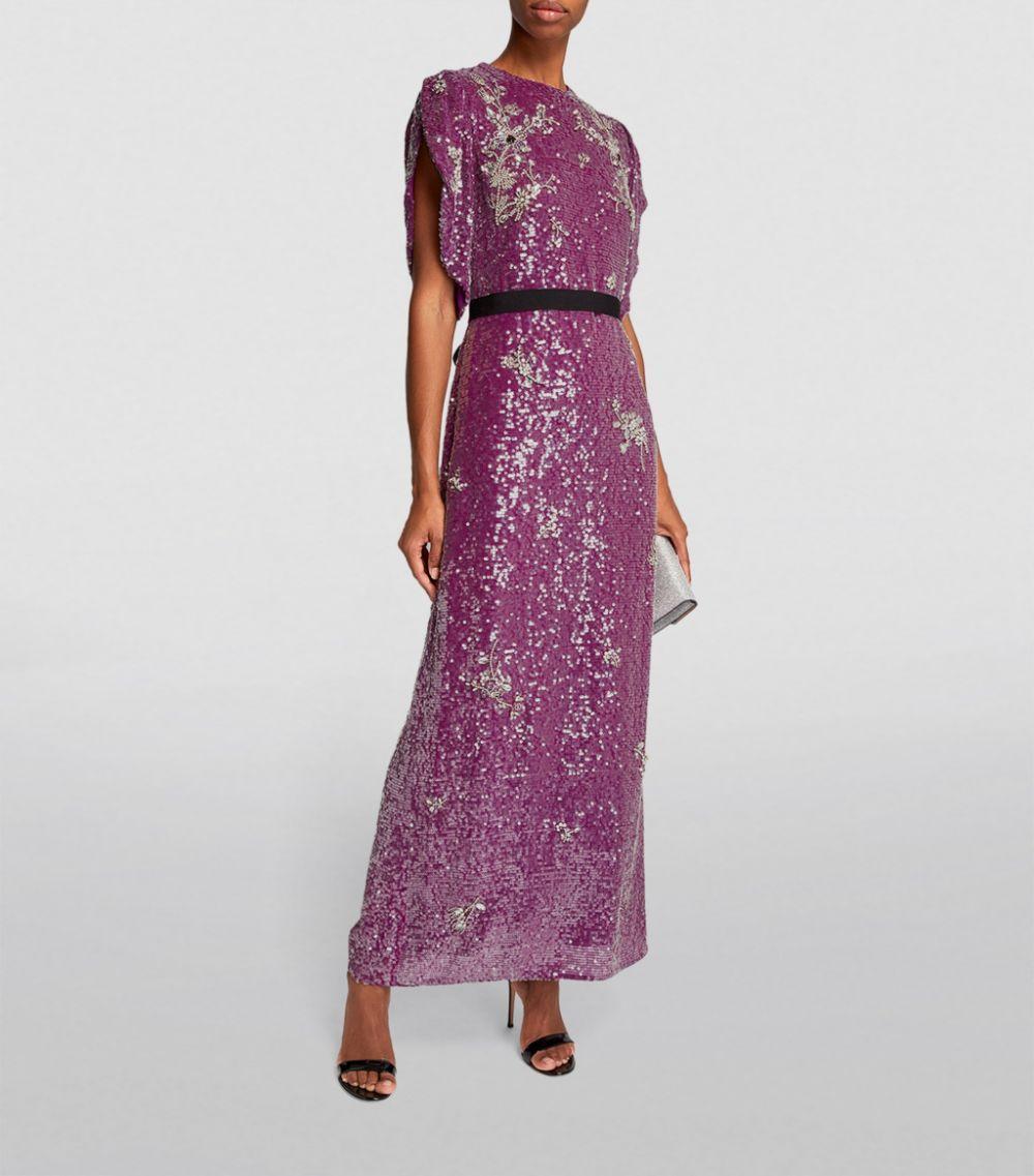 Sequinned Asteria Gown - Endless - UAE Rental and Resale for Women's Fashion