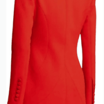 Sergio Hudson Sculptured Blazer Jacket In Crimson - Endless - UAE Rental and Resale for Women's Fashion