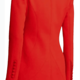 Sergio Hudson Sculptured Blazer Jacket In Crimson - Endless - UAE Rental and Resale for Women's Fashion