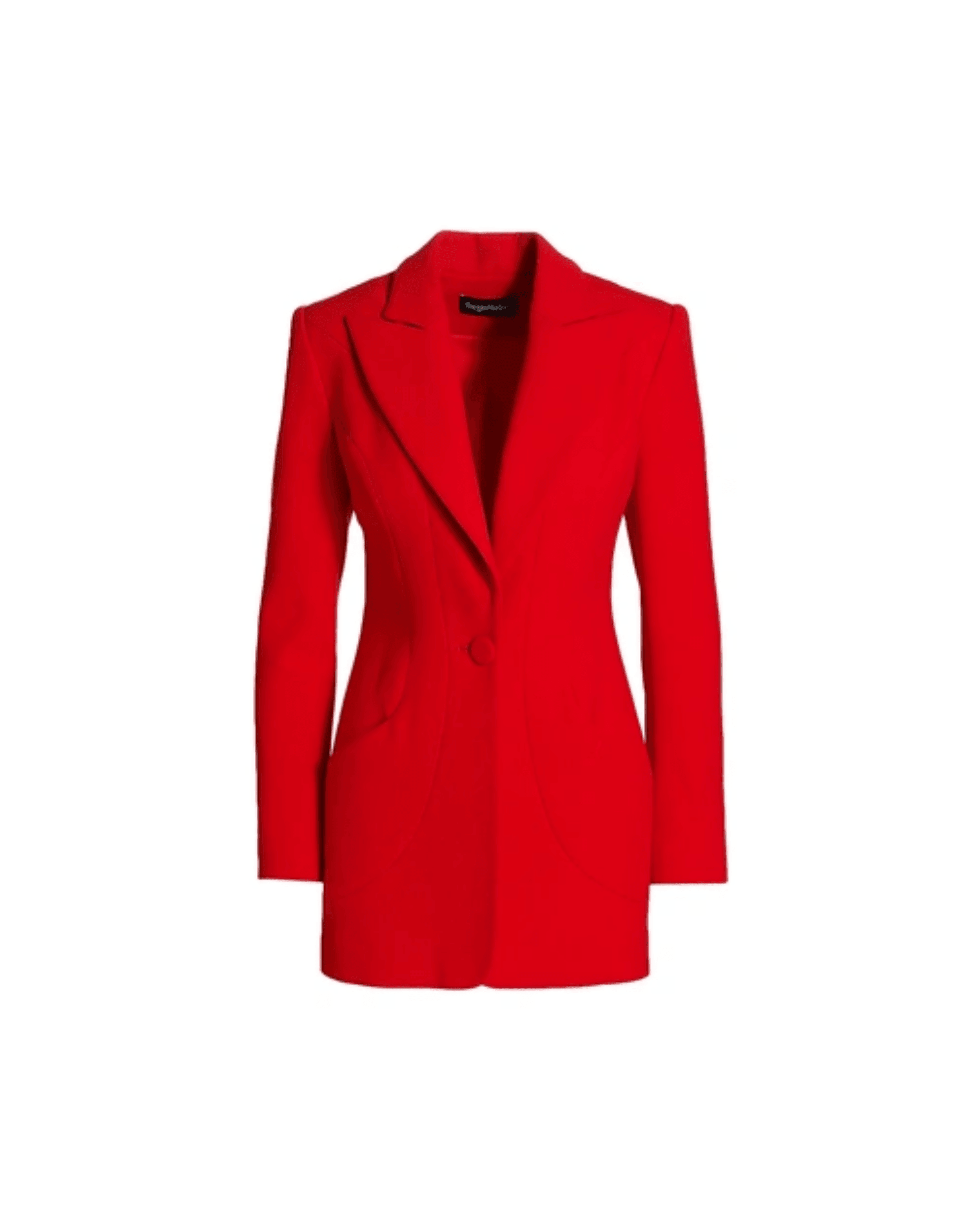 Sergio Hudson Sculptured Blazer Jacket In Crimson - Endless - UAE Rental and Resale for Women's Fashion