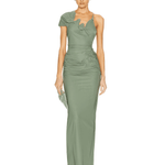 Sheer Jersey Venus Skirt in Khaki - Endless - UAE Rental and Resale for Women's Fashion