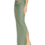 Sheer Jersey Venus Skirt in Khaki - Endless - UAE Rental and Resale for Women's Fashion