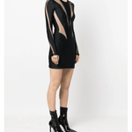 Sheer-Panel Mini Dress - Endless - UAE Rental and Resale for Women's Fashion