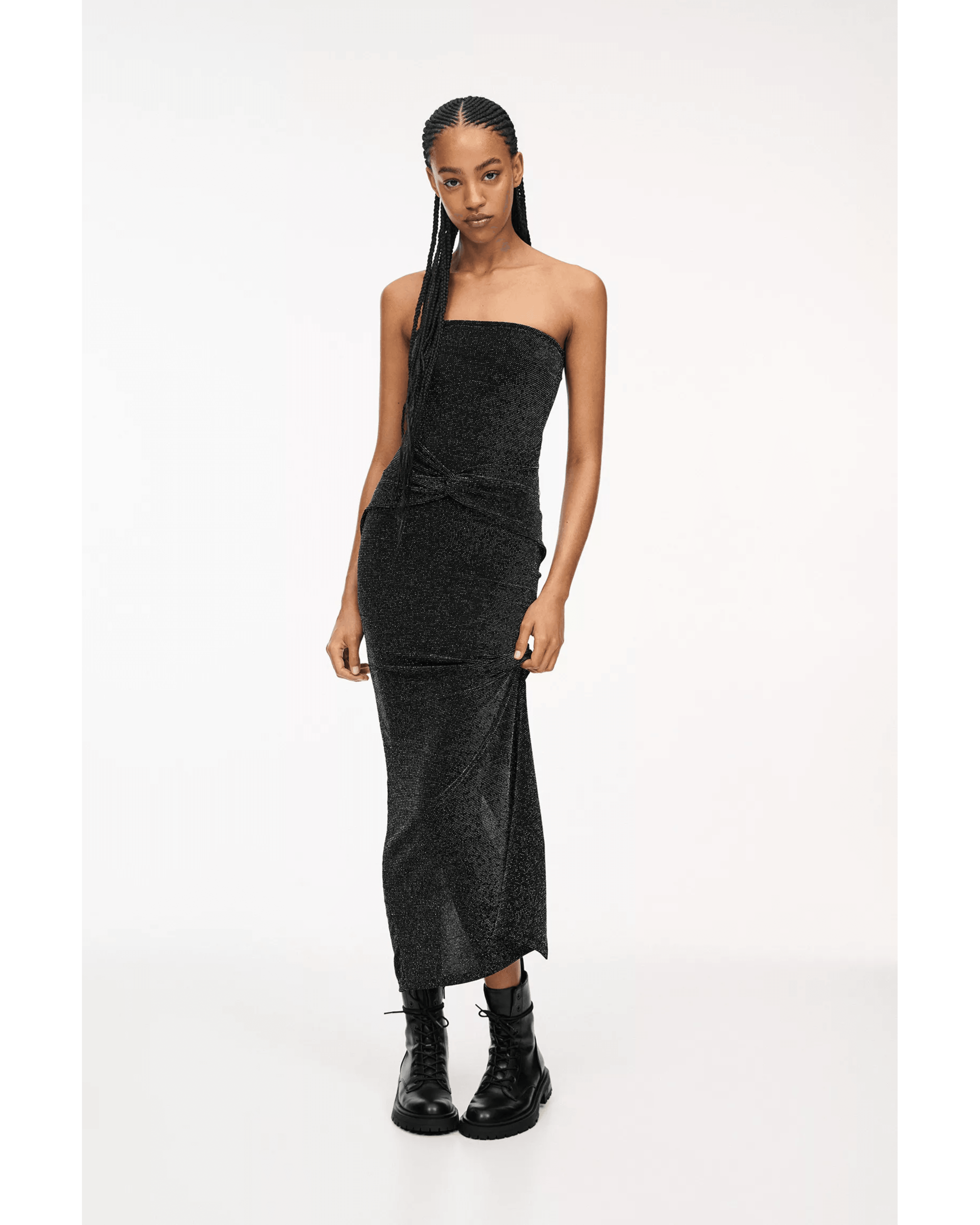 Shimmer Midi Dress - Endless - UAE Rental and Resale for Women's Fashion