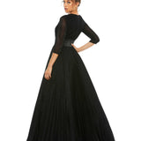 Shimmer Pleated A-Line Gown - Endless - UAE Rental and Resale for Women's Fashion