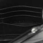 Shiny Goatskin Logo Embossed Monochrome BB Chain Wallet Black - Endless - UAE Rental and Resale for Women's Fashion