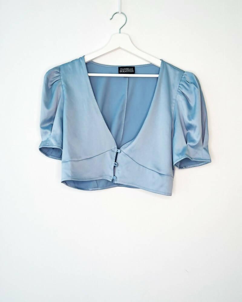 Short Sleeved Cropped Blouse - Endless