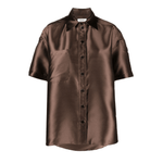 Short-sleeved Satin Shirt - Endless - UAE Rental and Resale for Women's Fashion