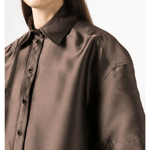 Short-sleeved Satin Shirt - Endless - UAE Rental and Resale for Women's Fashion