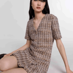 Short Tweed Dress - Endless - UAE Rental and Resale for Women's Fashion
