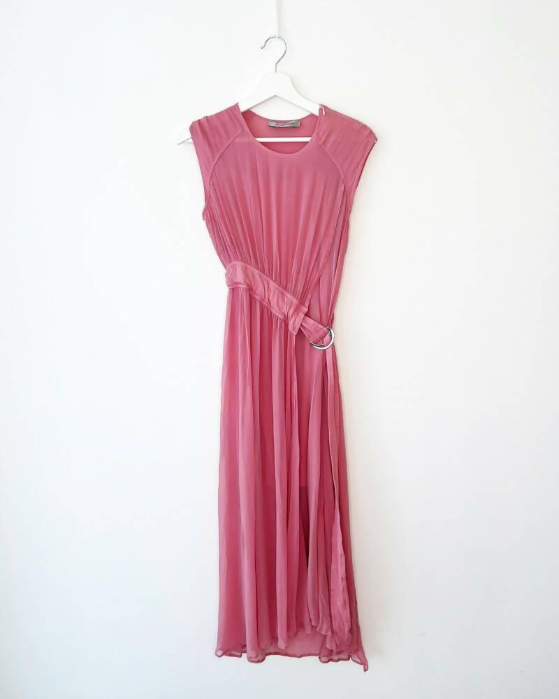 Silk Evening Maxi Dress with Slip - Endless - UAE Rental and Resale for Women's Fashion