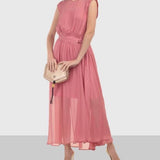 Silk Evening Maxi Dress with Slip - Endless - UAE Rental and Resale for Women's Fashion