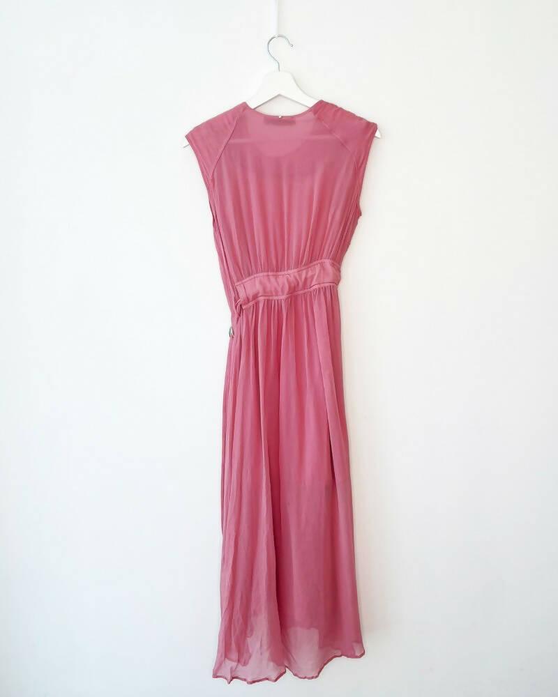 Silk Evening Maxi Dress with Slip - Endless - UAE Rental and Resale for Women's Fashion