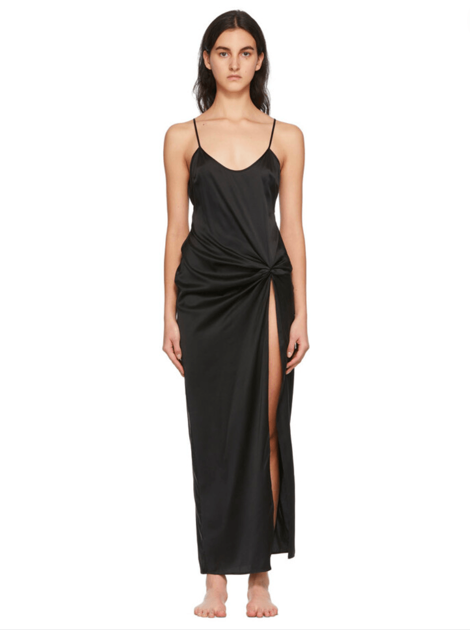 Silk High-Slit Slip Dress - Endless - UAE Rental and Resale for Women's Fashion