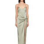 Silk High-Slit Slip Dress - Endless - UAE Rental and Resale for Women's Fashion